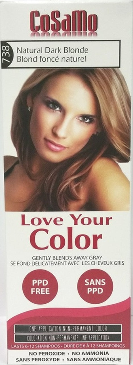 738 Natural Dark Blonde Non-Permanent Hair Color (Comparable